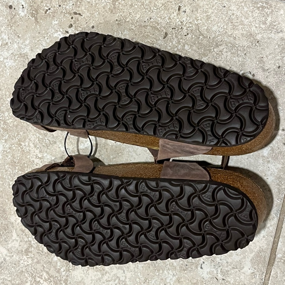 Birkenstock Yara Habana Ankle Strap Brown Leather Sandals Women’s 11 NEW - Picture 3 of 6